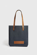 Denim-Brown Tote Bag